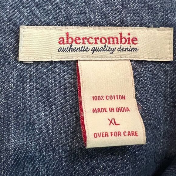 Vintage like new Abercrombie kids girls size XL Jean jacket - Picture 4 of 4